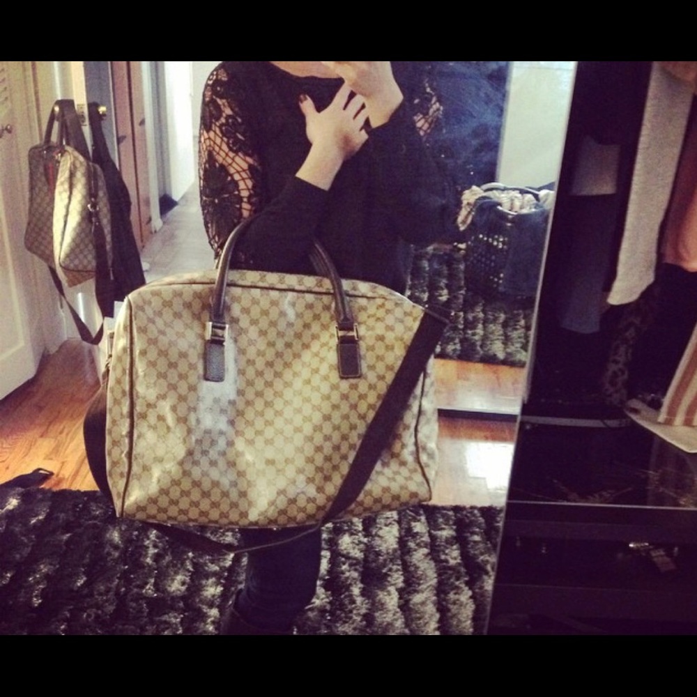 Gucci duffel bag